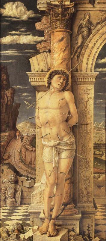 Andrea Mantegna St. Sebastiaan Norge oil painting art